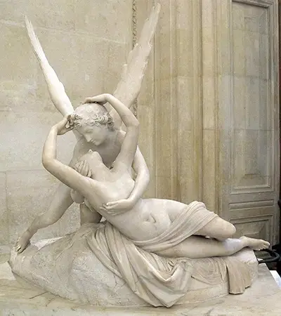 Psyche Revived by Cupid's Kiss Antonio Canova